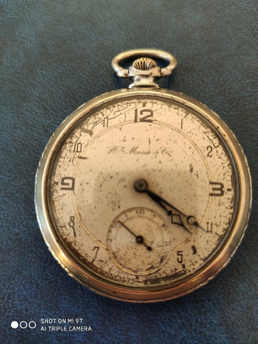 Moser) Antique Steel Poсket Watch for Russia working