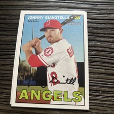 2016 Topps Heritage High Number #660 Johnny Giavotella Los Angeles Angels