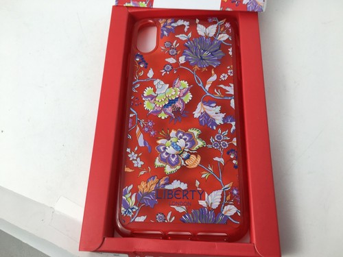 Tech21 Pure Print Liberty London Christelle iPhone Xs Max 6.5" Red NEW - Photo 2 sur 3