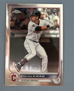 Steven Kwan Rookie Card - 2022 Topps Chrome Update Rookie Card RC #USC85