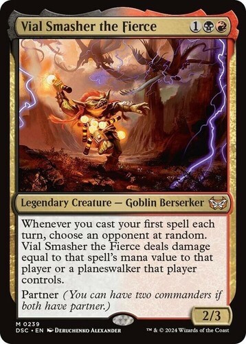 MTG ~ Vial Smasher the Fierce ~ Duskmourn ~ Near Mint