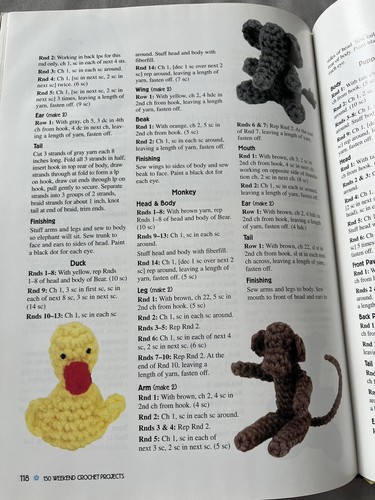 Crochet 150 Weekend Projects Patterns House of White Birches Holiday Toys Crafts - Picture 11 of 15
