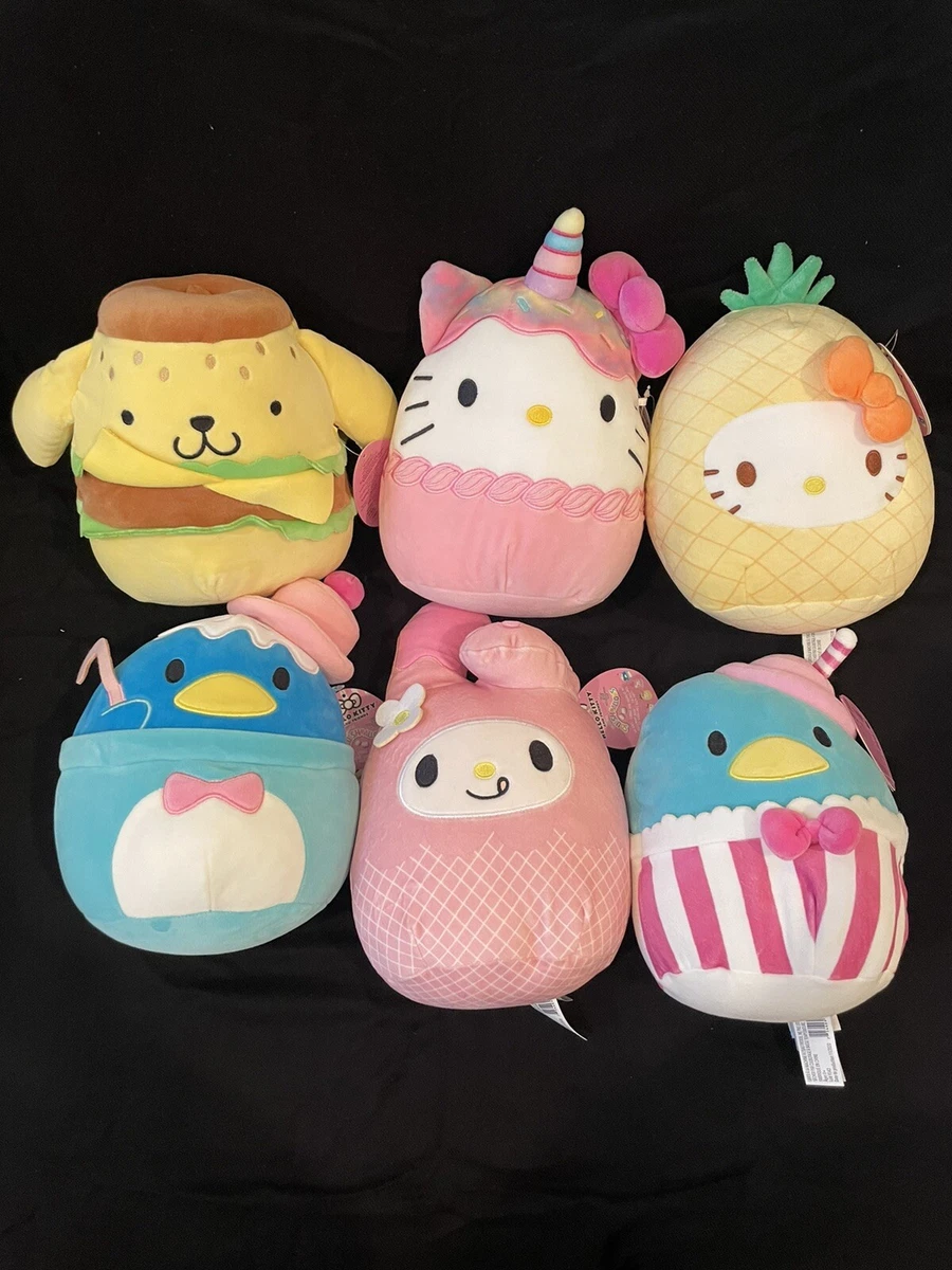 SQUISHMALLOW 8 in HELLO KITTY & FRIENDS Squad Set 6 Pompompurin Icecream  SANRIO