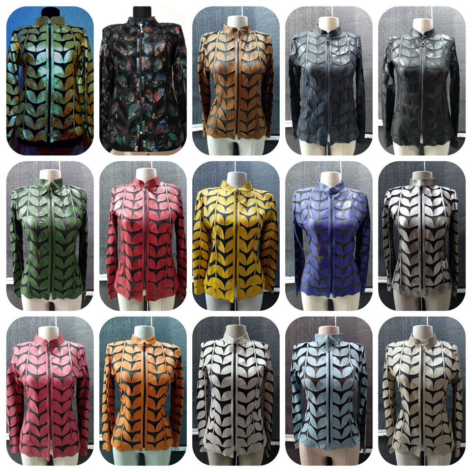 Women Leather Jacket Women Leather Women Jacket Leather Women All Colors Sizes - Image 2 of 4