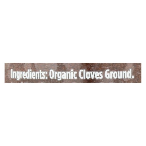 Spicely Organics - Organic Cloves - Ground - Case of 3 - 1.6 oz. - Picture 2 of 2