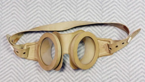 Vintage Schweißer Schutzbrille Steampunk Piloten Motorradbrille - Bild 2 von 3