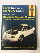 Haynes Repair Manual #36075 Ford Taurus & Mercury Sable 1996-2005