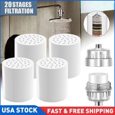 4 Pack 20 Stage Shower Filter Replacement Cartridge,Shower Filter for Hard Water