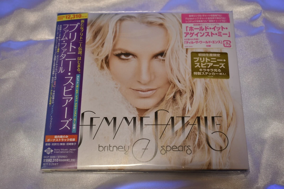 BRITNEY SPEARS-FEMME FATALE-JAPAN CD BONUS TRACK
