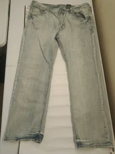 Buffalo David Bitton Jeans Mens Size 40x30  Blue Wash Boot Cut CN17311 RN85706