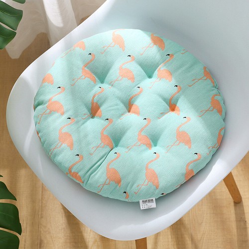 2pcs Washable Round Seat Pads Patio Seat Cushions Garden Booster Chair Soft Pads - Foto 11 di 42