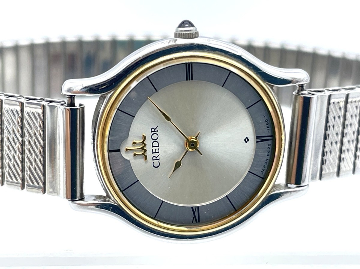 Vintage SEIKO Credor Quartz Ladies Watch 18K Gold Bezel Vintage SEIKO Credor Quartz Ladies Watch 18K Gold Bezel