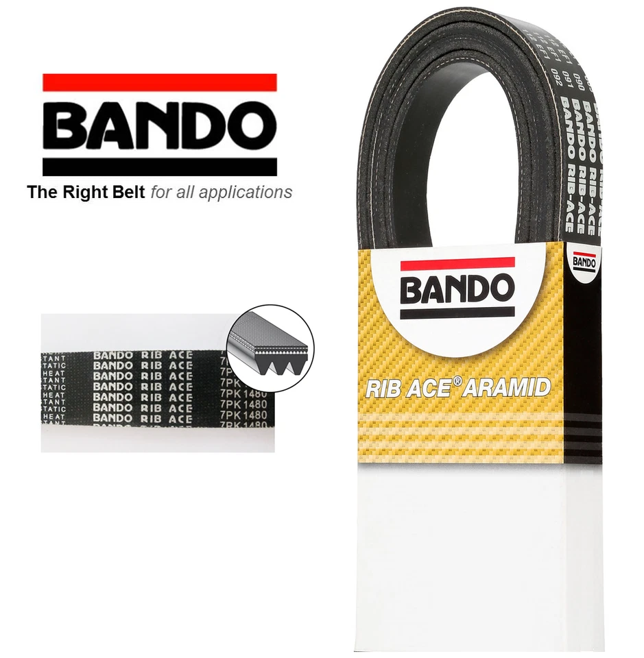 Cinturón serpentino BANDO 6PK10A ajuste KIA 16-20 OPTIMA 16-20 SORENTO 16-22 SPORTAGE Foto 2 de 4