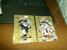 2 dif 2007-08 FLEER ULTRA GOLD MEDALLIONS-PREDS- TOMAS VOKOUN & J.P. DUMONT