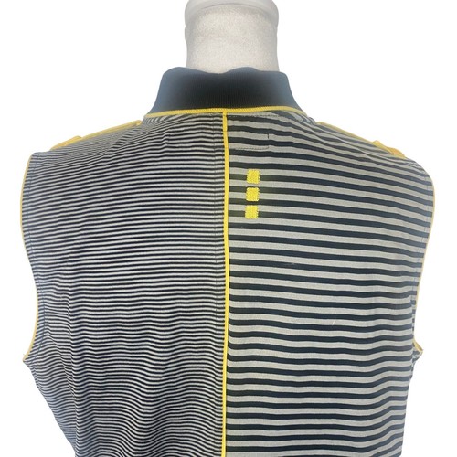 JAMIE SADOCK Women Sleeveless Golf Shirt Sz L Black 1/4 Zip Pullover Sports 63-6 - Picture 5 of 14