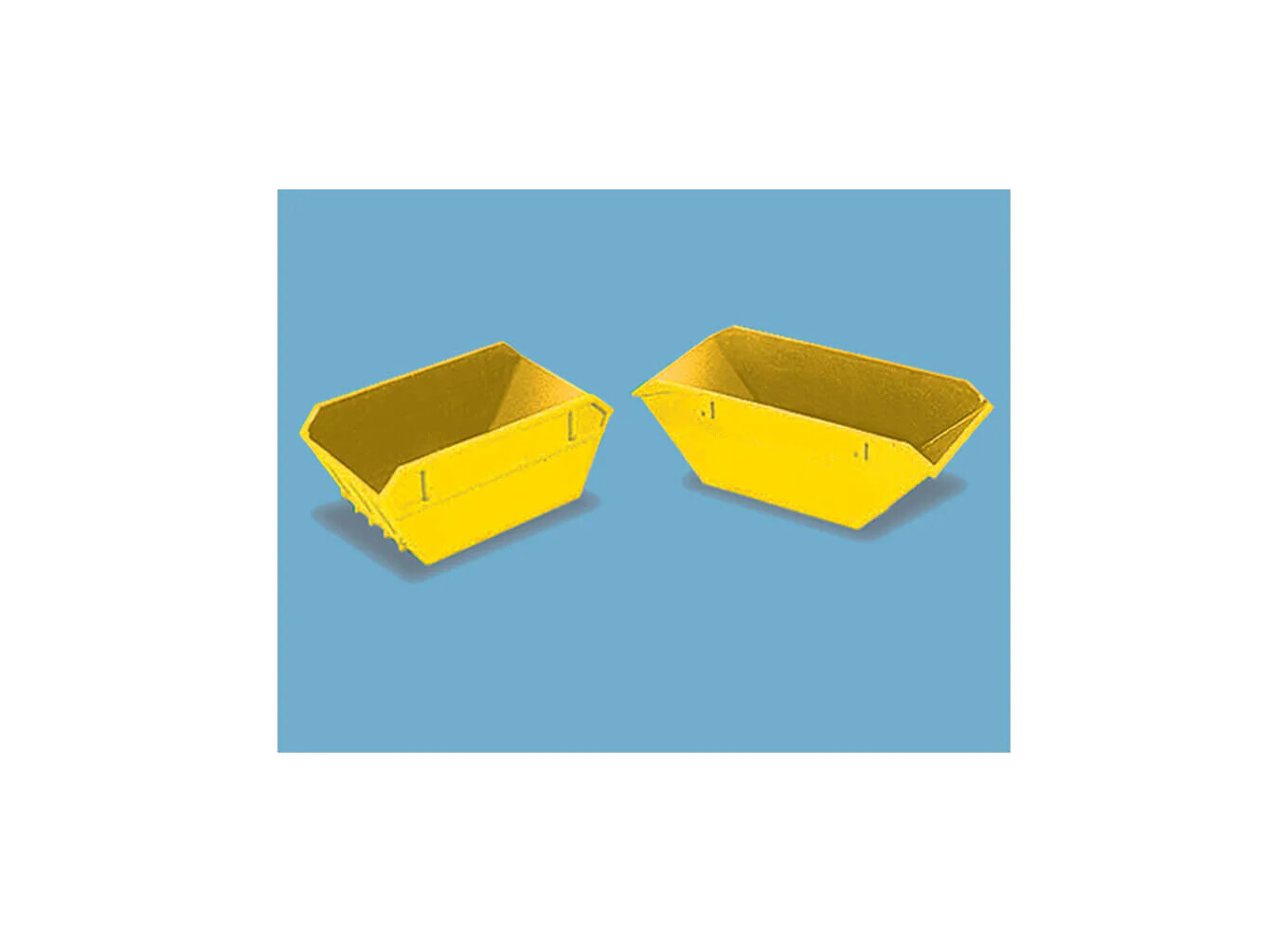 Modelscene 5088 OO Gauge Skips (Large & small) Yellow (no name)