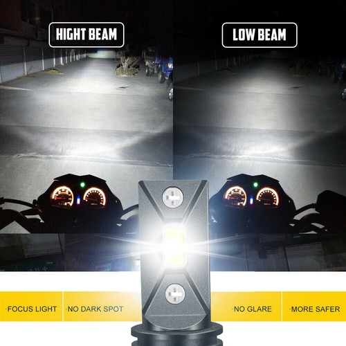 For Kawasaki ZX1400 Ninja ZX-14R 2006-2014 LED Motorcycle Headlight White Bulbs - Picture 7 of 12