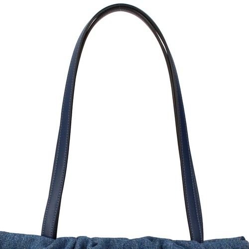 COACH Faye drawstring bucket bag CAR37 denim Shoulder Bag blue brand-new item - Picture 2 of 8