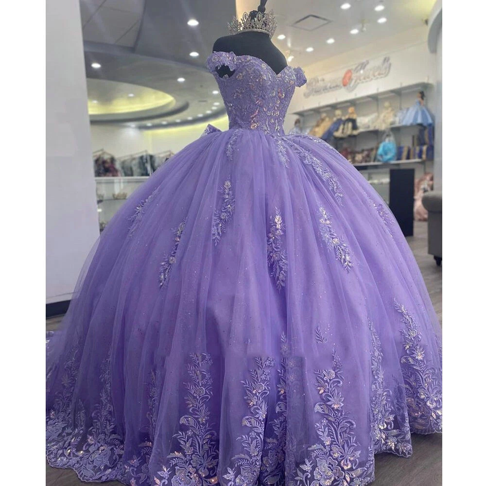 purple sweet 16 dresses