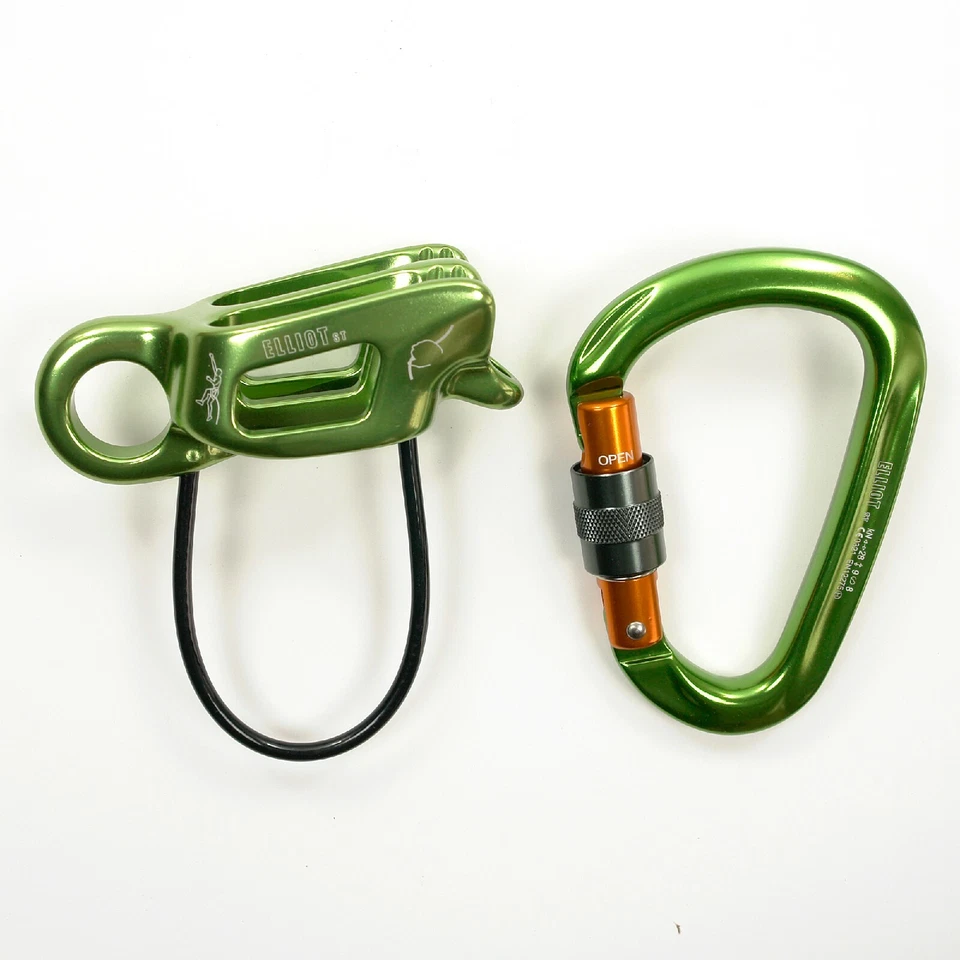 ELLIOT ST Elliot Sicherungsset Tuber Harlin Guide Pro (Tube, ATC) + HMS Karabiner 28kN