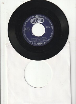 Single 7'' Vico Torriani - Siebenmal in der Woche / Muchacha