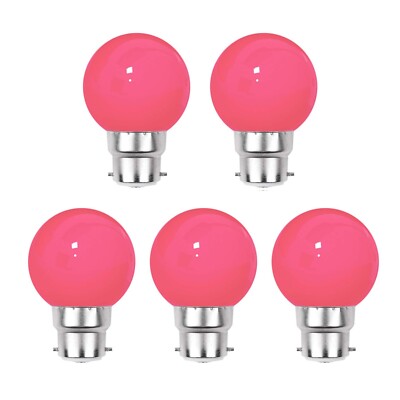 5 Stück 3W B22 Bajonett LED Globe Glühbirnen Garten Party Hochzeit Girlande Lichter 