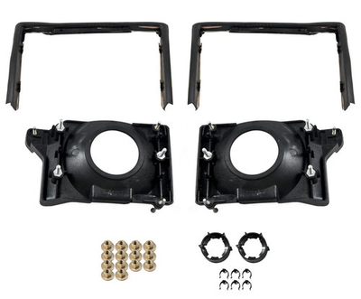 #ad 1987 1993 Mustang Headlight 26pc Attaching Mounting Hardware Seals amp; Bracket Kit $64.95