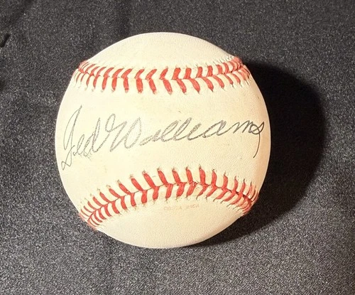 Ted Williams Signed Autographed Baseball American League JSA LOA Boston Red Sox