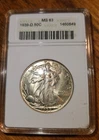 1939-D  Walking Liberty Half Dollar   ANACS MS 63
