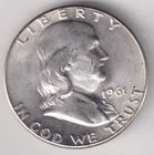 1961 P BEN FRANKLIN HALF DOLLAR 90% SILVER PHILADELPHIA .50¢ UNITED STATES USA
