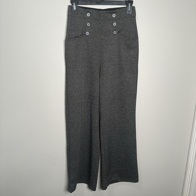 Max Studio London Women's Sailor Dress Pants Wide Leg Xs NWT $128