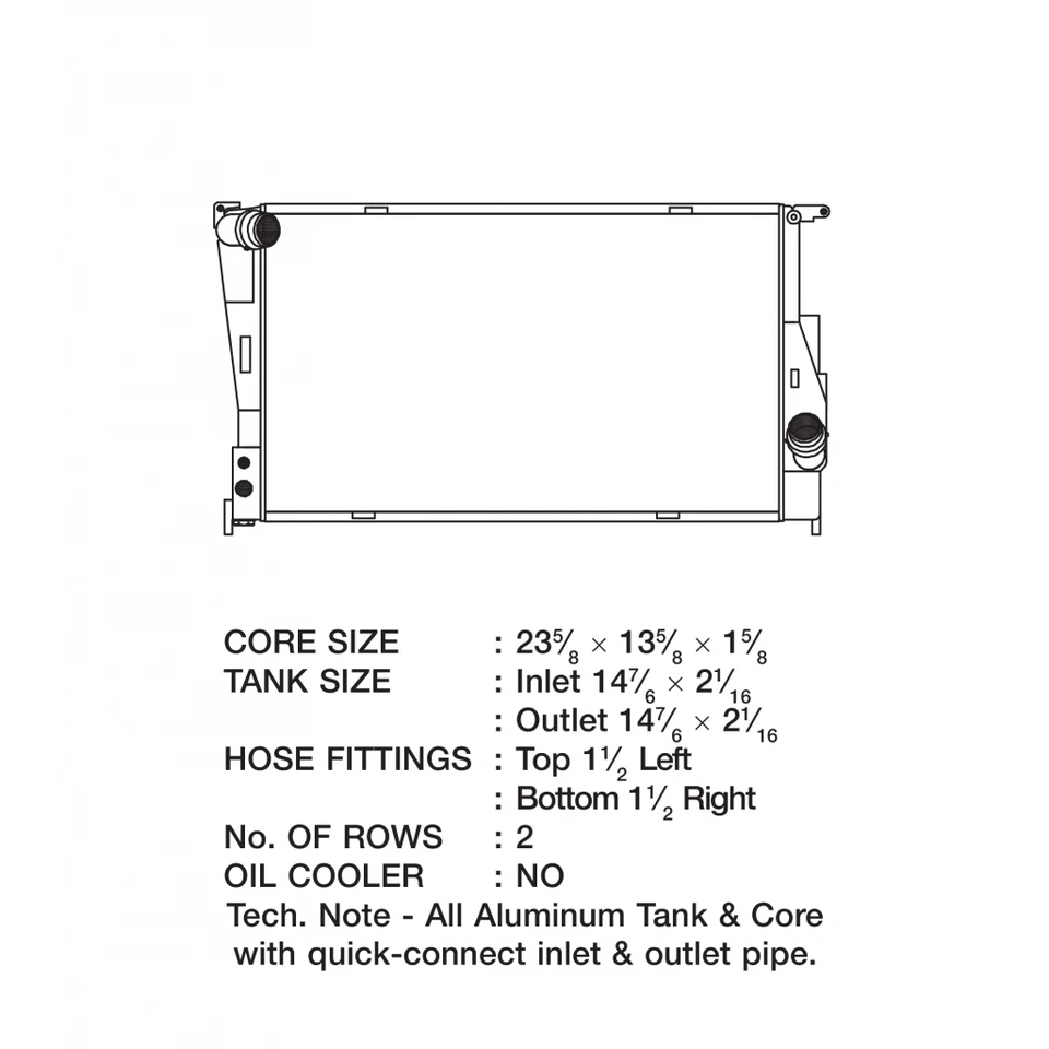 CSF For BMW 1 Series M 2011 Radiator Foto 2 de 4