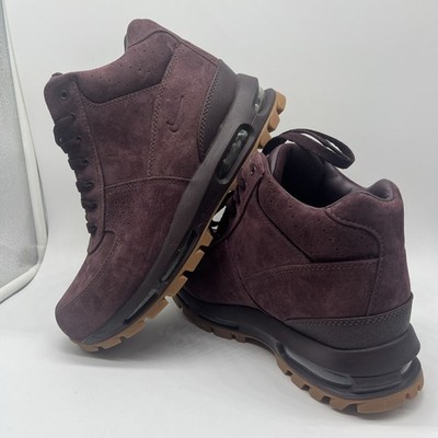 Nike Air Max Goadome ACG Men's Size 9.5-13 Deep Burgundy Suede Boots 865031-602