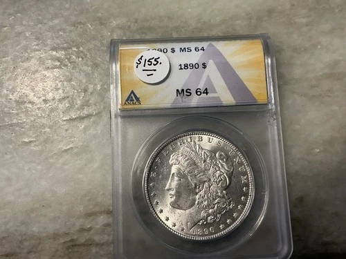 1890 Silver Morgan Dollar MS64