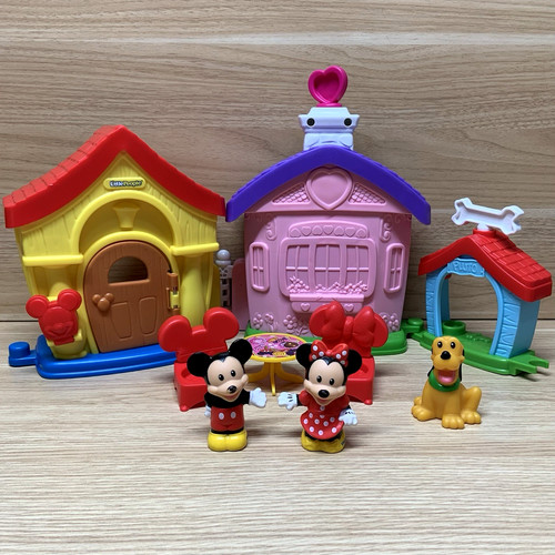Disney Little People Mickey & Minnie House Playset with Pluto House Set 2014