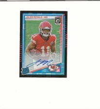 2025 DONRUSS OPTIC BLACK PANDORA JALEN ROYALS RC AUTO #19/35