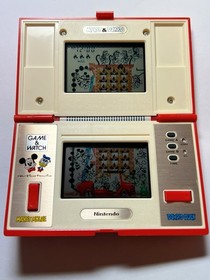 NINTENDO GAME AND & WATCH MICKEY & DONALD 1982 Multi Screen  with BOX Direct Fro