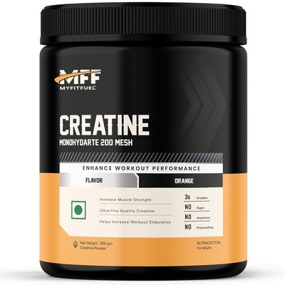 MyFitFuel Creatin Monohydrat 200 Netz Pulver Orangengeschmack 200gm
