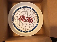 Vintage Pepsi Thermo-Serv Tray & 4 Insulated Cups & Original ShippingBox,read