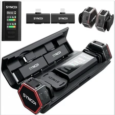 SYNCO G4 Wireless Microphone System 2.4G with 200M Range 2.0 Noise Cancel (0042)