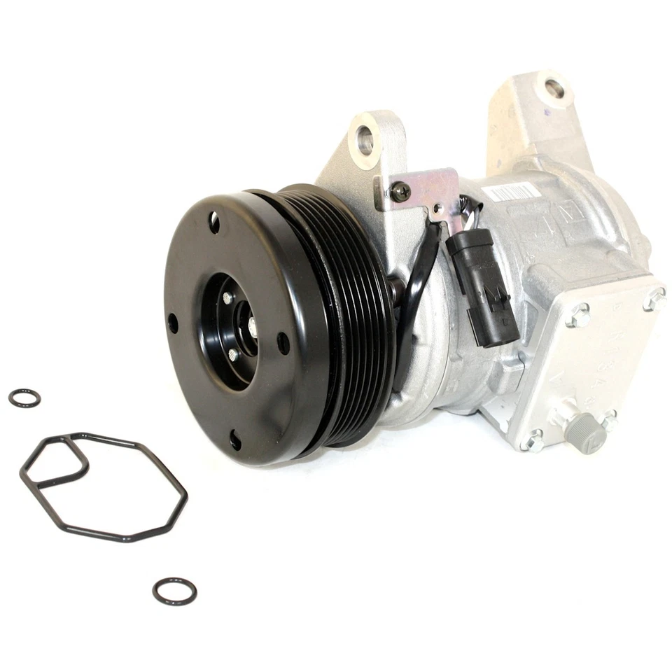 471-0103 Compresor de aire acondicionado Denso con embrague para Dodge Caravan Grand Voyager Foto 2 de 4
