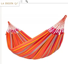 NEW La Siesta Brisa Toucan Double Hammock weather resistant and tree mount kit