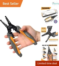 3 in 1 Wire Stripper Cutter Crimper Multi Pliers for Electrical Work 8 Inch