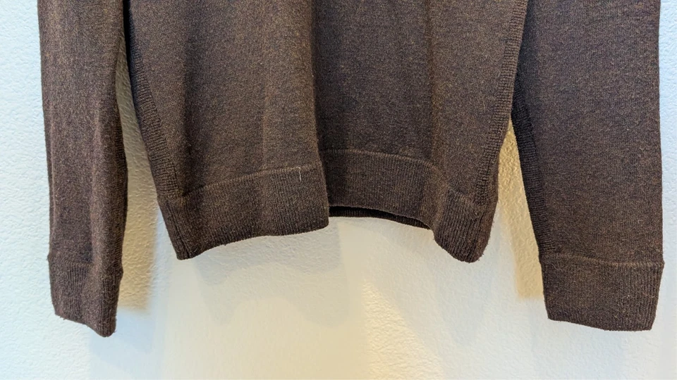 Rag & Bone Men's 100% Merino Wool Sweater - Brown, Size XS - Excellent condition - Image 3 of 4
