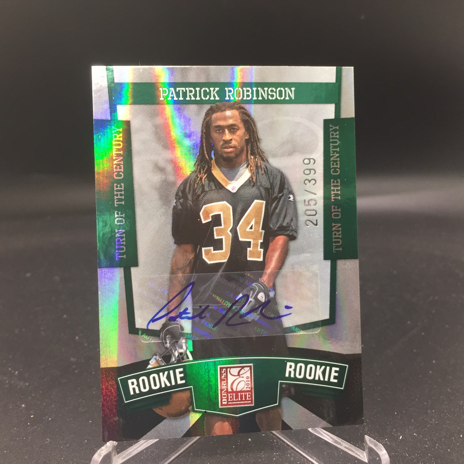 Patrick Robinson Donruss Elite #127 Turn of the Century Autograph