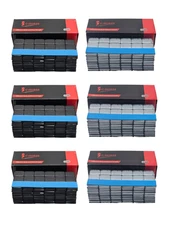 6 BOX 1080 pcs 0.50oz 3 ZINC & 3 Black Coated Adhesive Stick on Wheel Weight