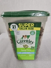 Feline Greenies Dental Treats Catnip Flavor Cleans Teeth  New 21 oz.
