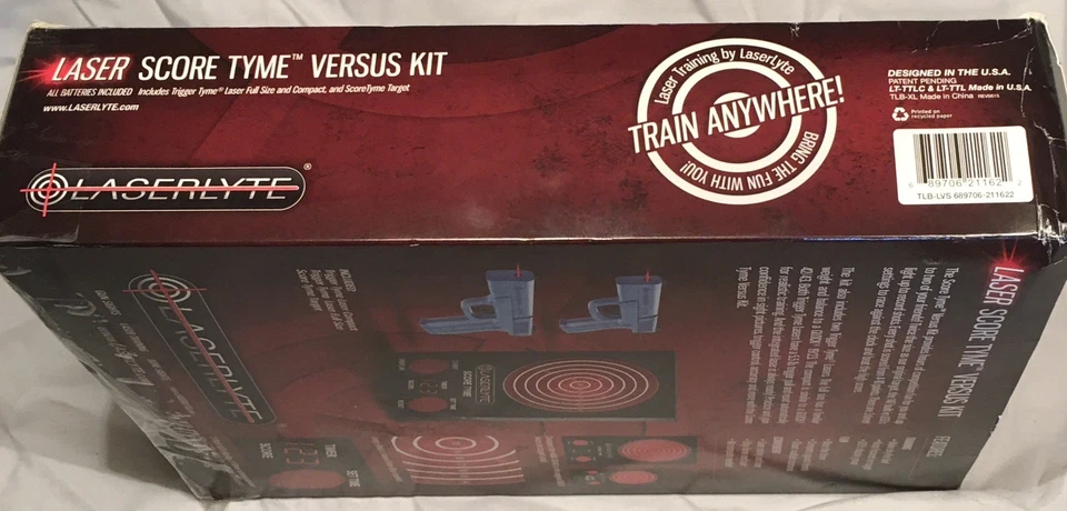 NEW LaserLyte Score Tyme Trainer VERSUS KIT Display Point of Impact Timed Games - Image 3 of 4