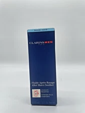 Clarins Men Paris After Shave Soother Lightweight Hydrating – 2.7 oz New