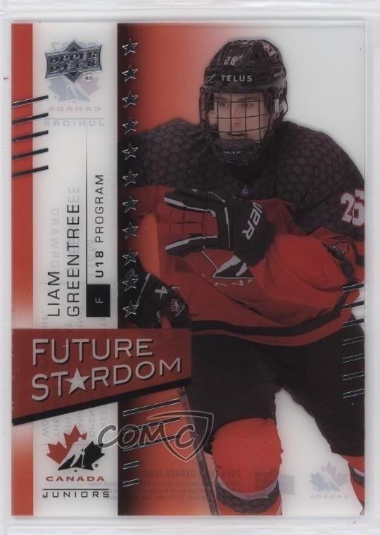 2024 Upper Deck Team Canada Juniors Future Stardom Red Liam Greentree #FS-37 7c9